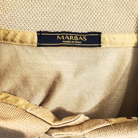 Marbas Goldenrod Tan Short-Sleeved Polo Shirt - Picture 4 of 6